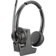 HP-Poly-Savi-8220-Headset-Draadloos-Hoofdband-Kantoor-callcenter-Bluetooth-Oplaadhouder-Zwart