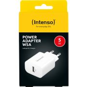 Intenso-1x-USB-A-Adapter-wei-Universeel-Wit-AC-Binnen