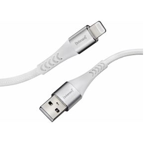 Intenso CABLE USB-A TO LIGHTNING 1.5M/7902102 USB-kabel 1,5 m USB A USB C/Micro USB-A/Lightning Wit