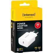 Intenso-POWER-ADAPTER-USB-C-7802012-Universeel-Wit-AC-Snel-opladen-Binnen