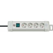 Brennenstuhl 1955540100 Overspanningsbeveiliging 4 AC-uitgang(en) 1,8 m Grijs