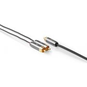 Nedis-Subwoofer-Cable-RCA-Male-2x-RCA-Male-3-0-m-Gun-Metal-Grey-Gevlochten
