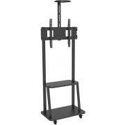 Techly ICA-TR33 flat panel vloer standaard 177,8 cm (70") Draagbare flatscreen vloerstandaard Zwart