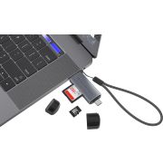 Conceptronic-BIAN05G-geheugenkaartlezer-USB-3-2-Gen-1-3-1-Gen-1-Type-A-Type-C-Grijs