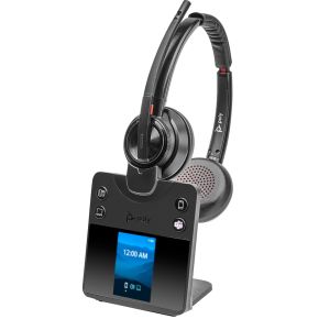 HP Poly Savi 8420 Headset Draadloos Hoofdband Kantoor/callcenter Bluetooth Zwart