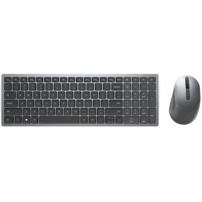 Dell KM7120W Azerty BE RF & BT Draadloos Desktopset - Grijs, Zwart