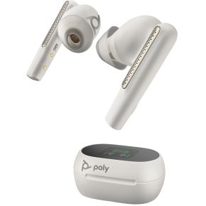 HP Poly Voyager Free 60+ UC Headset Draadloos In-ear Oproepen/muziek USB Type-A Bluetooth Wit