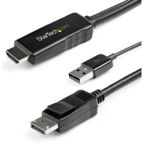StarTech.com HDMI naar DisplayPort kabel 4K 30Hz 2 m