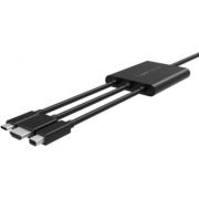 Belkin B2B169 kabeladapter/verloopstukje HDMI + USB Mini DisplayPort Zwart