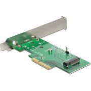 Delock 89370 PCI Express x4-kaart > 1 x interne NVMe M.2 Key M 80 mm - Low Profile Form Factor