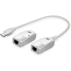 ACT USB Extender set over UTP, extender tot 60 meter