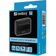 Sandberg-Bluetooth-Link-For-2xHeadphone-3-5-mm-10-m-Zwart