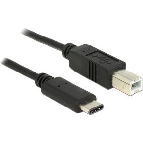 Delock 83328 USB 2.0 kabel Type-C naar Type-B 0,5 m