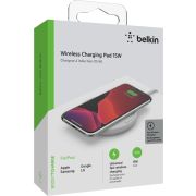 Belkin-Wireless-Charging-Pad-15W-USB-C-Kabel-met-poweradapter-Wit