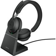 Jabra headset Evolve2 65, Link380c UC Mono Desk Stand Black