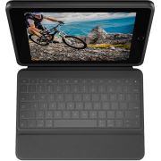 Logitech Rugged Folio toetsenbord voor mobiel apparaat QWERTY Deens, Fins, Noors, Zweeds Grafiet USB