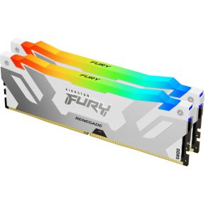 Kingston Technology FURY 32GB 7600MT/s DDR5 CL38 DIMM (set van 2) Renegade RGB White XMP geheugenmodule