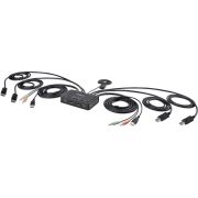 StarTech.com C2-DD46-UA2-CBL-KVM KVM-switch Zwart