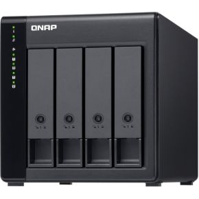 QNAP TL-D400S behuizing voor opslagstations 2.5/3.5" HDD-/SSD-behuizing Zwart, Grijs NAS