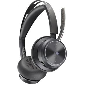 POLY Voyager Focus 2 Headset Bedraad en draadloos Hoofdband Kantoor/callcenter USB Type-A Bluetooth
