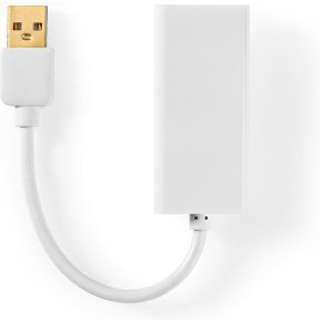Nedis USB 2.0-Adapter | USB-A Male - RJ45 Female | 10/100 Mbit | 0,2 m | Wit
