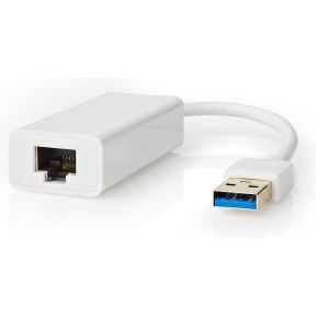 Nedis USB 3.0-Adapter | USB-A Male - RJ45 Female | 1 Gbit | 0,2 m | Wit