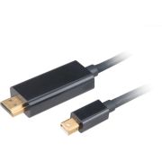 Akasa AK-CBDP19-18BK video kabel adapter 1,8 m DisplayPort HDMI Zwart