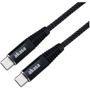 Akasa AK-CBUB54-10BK USB 2.0 0.48Gbps 100W USB Type-C 1m