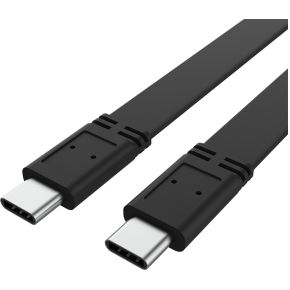 Akasa AK-CBUB60-10BK USB-kabel 1 m USB 3.2 Gen 2x2 USB C Zwart