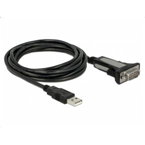 Delock 65962 Adapter USB 2.0 Type-A naar 1 x serieel RS-232 DB9 3 m