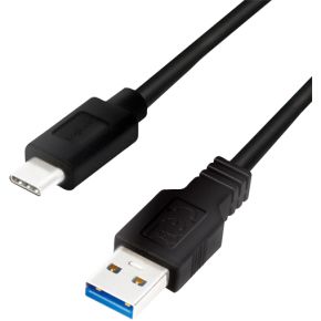 LogiLink CU0170 USB-kabel 2 m 3.2 Gen 1 (3.1 Gen 1) USB A USB C Zwart