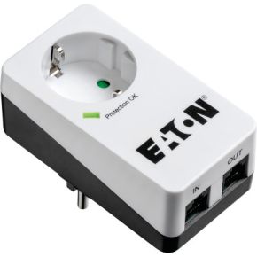 Eaton PB1TD Overspanningsbeveiliging 1 AC-uitgang(en) 220-250 V Zwart, Wit