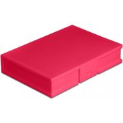 DeLOCK 18374 case voor opslagstations Hoes Kunststof Rood