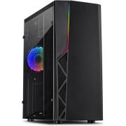 Inter-Tech B-02 RGB Tower Zwart Behuizing