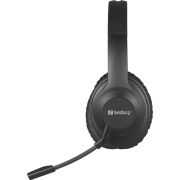Sandberg-Bluetooth-Headset-ANC-ENC-Pro-Draadloos-Hoofdband-Muziek-Voor-elke-dag-Zwart