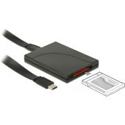 Delock 91749 USB Type-C-kaartlezer voor CFexpress-geheugenkaarten