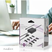 Nedis-Notebook-Adapter-GaN-100-W-5-9-12-15-20-V-DC-3-0-5-0-A-Gebruikt-voor-Notebook-