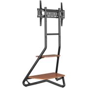 Nedis TV Vloerstandaard | 37 - 75 " | Maximaal schermgewicht: 40 kg | Bauhaus Design | Aanpasbare vooraf i