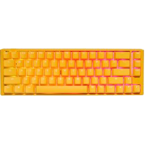 Ducky One 3 Yellow SF USB QWERTY Amerikaans Engels Geel toetsenbord