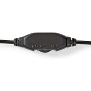 Nedis-PC-Headset-Over-Ear-Stereo-1x-3-5-mm-2x-3-5-mm-Inklapbare-Microfoon-Zwart