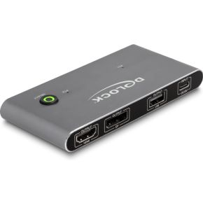 DeLOCK 11485 KVM-switch Antraciet