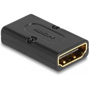 DeLOCK 60019 tussenstuk voor kabels HDMI Zwart