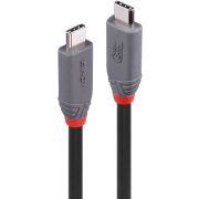Lindy-36956-USB-kabel-0-8-m-USB4-Gen-3x2-USB-C-Zwart