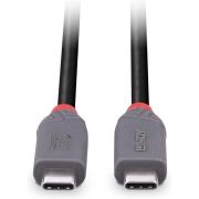 Lindy-36956-USB-kabel-0-8-m-USB4-Gen-3x2-USB-C-Zwart