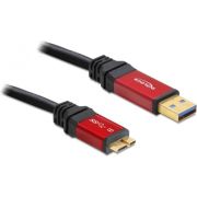 Delock 82760 Kabel USB 3.0 Type-A male > USB 3.0 Type Micro-B male 1 m Premium