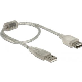 DeLOCK 82244 USB-kabel 0,3 m USB 2.0 USB A Transparant