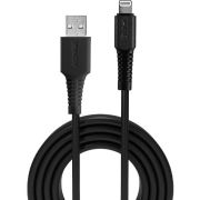 Lindy 31320 Lightning-kabel 1 m Zwart