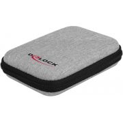 Delock 18422 beschermtas voor 2,5" SSD's, externe behuizingen of harde schijven tot 12 x 8 x 2cm