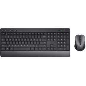 Trust Trezo Comfort Draadloos Toetsenbord en Muis AZERTY Zwart