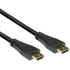 ACT 0,90 meter HDMI 4K Premium Certified Locking kabel v2.0 HDMI-A male - HDMI-A male